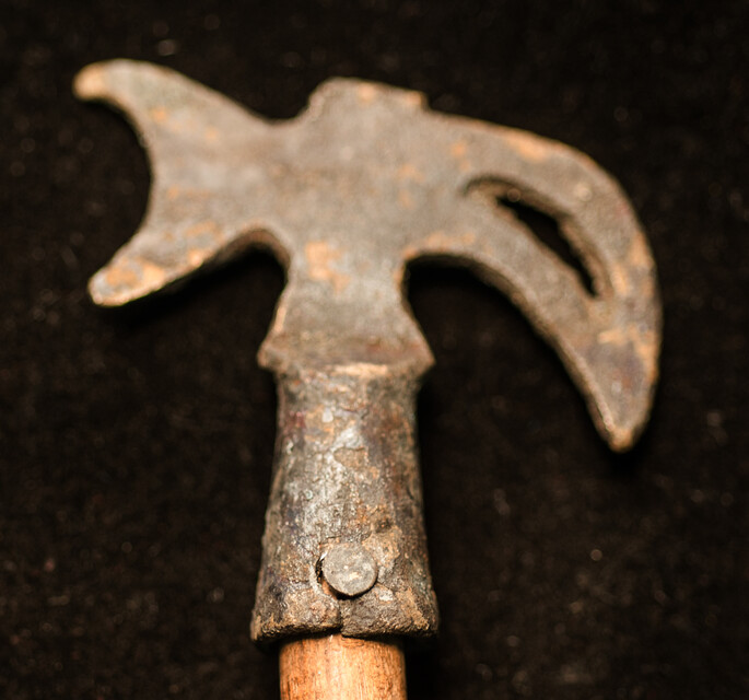 A 17th C. Dutch toy halberd.