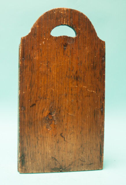 A 19th C. Frisian schoolbox with a windmill.