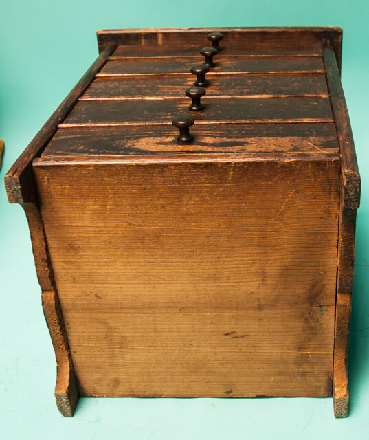 A 19th C watchmakers cabinet with five drawers.