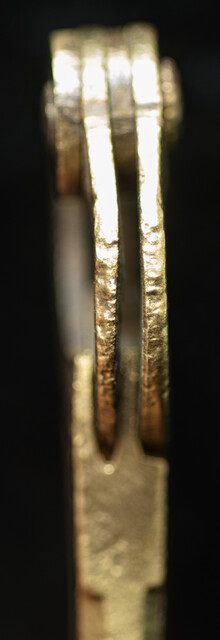 A brass seventeenth century one hand navigational compass.