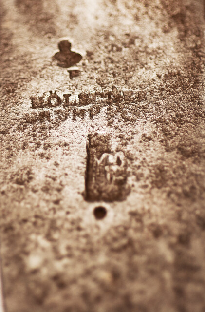 A Dutch 18th Century shipbuilders plane and a dated part of a panel raising plane.