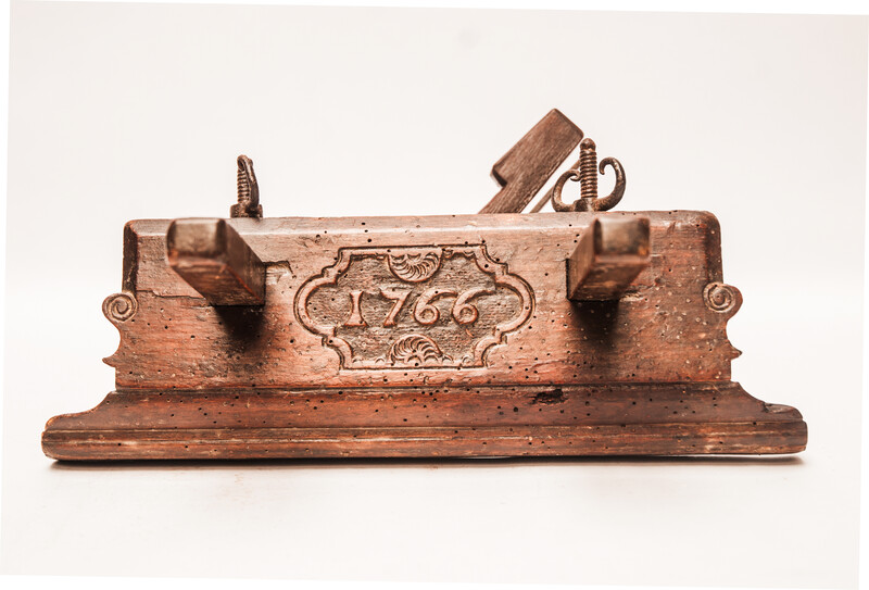 A Dutch rebate plane by Frans Moret dated 1766.