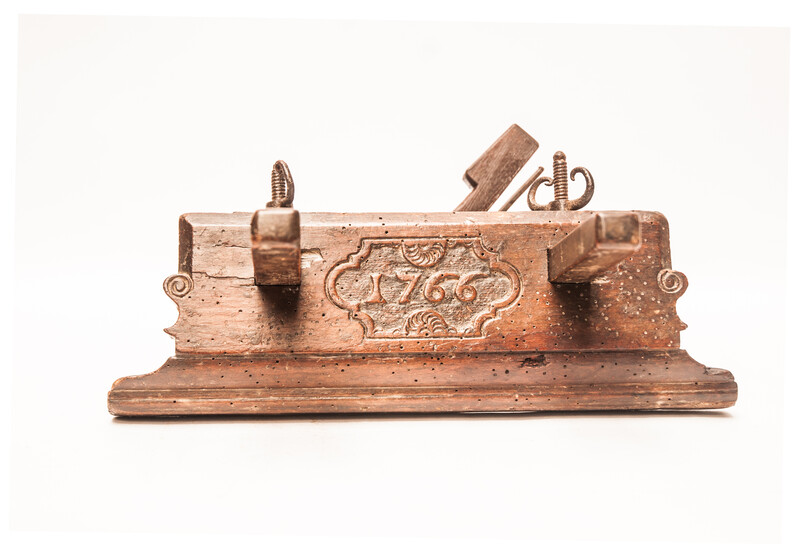 A Dutch rebate plane by Frans Moret dated 1766.