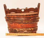 A nineteenth century Frisian buttercup signed and dated 