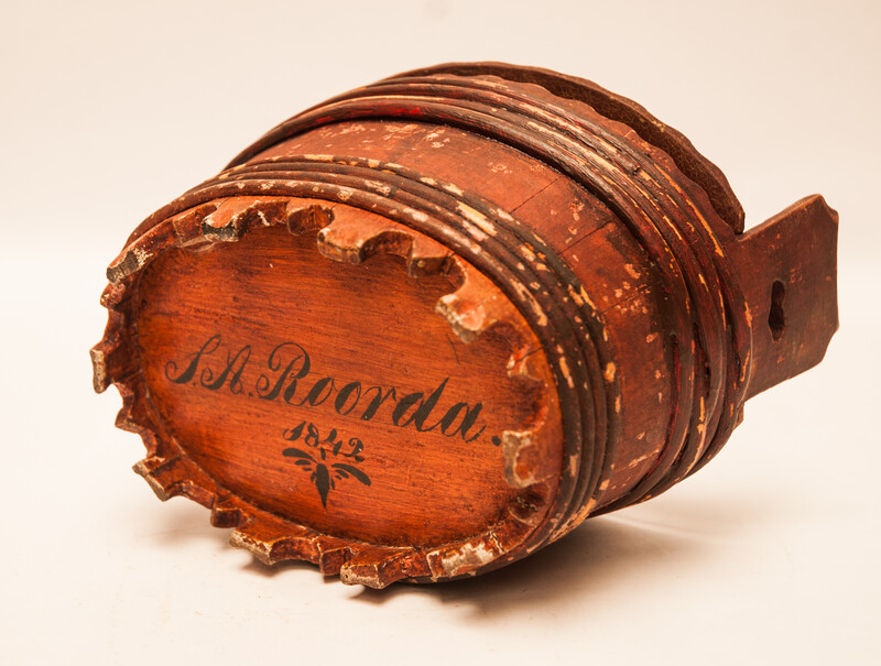 A nineteenth century Frisian buttercup signed and dated 