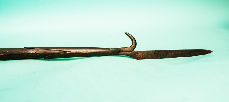 A rare 17th C Dutch salmon spear.