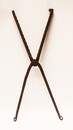A rare 17th century iron plier for making lead bullets.