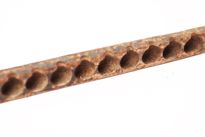 A rare 17th century iron plier for making lead bullets.