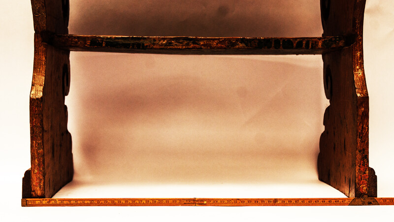 A seventeeth century oak Dutch bedstairs from a renowned collection.