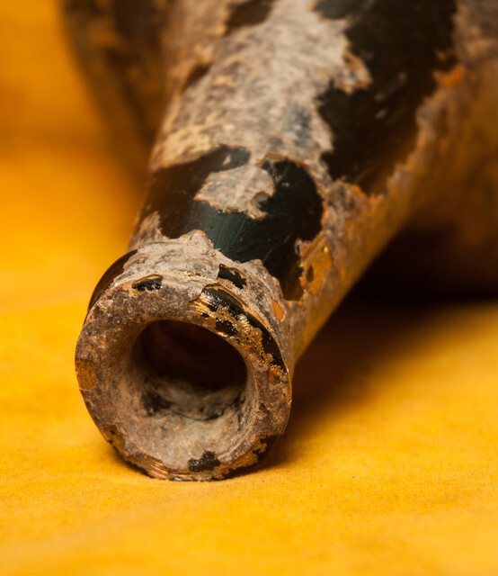 An early 18th C. wine bottle from a Dutch shipwreck.