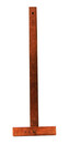 An early nineteenth century drawing hook with an attractive wing nut and signed 