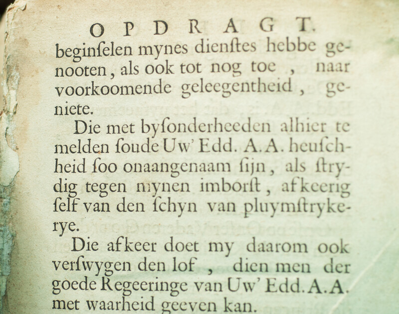 An educational treatise in leather by H.S.van Alphen dated 1708.