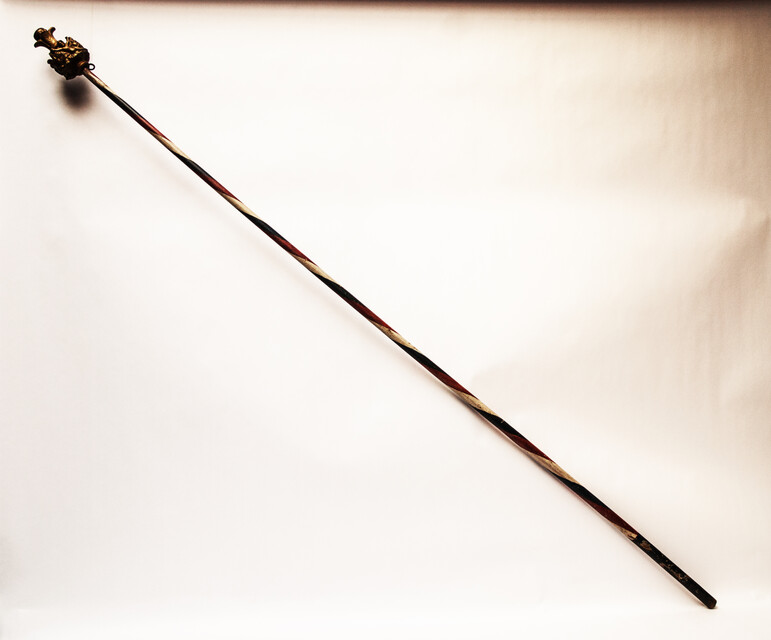 An eighteenth Century Dutch banner stick.