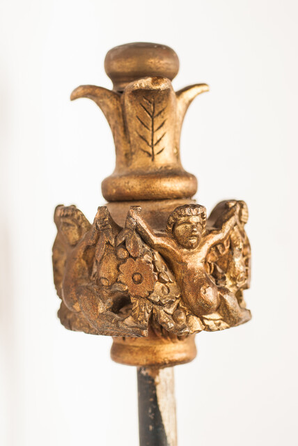 An eighteenth Century Dutch banner stick.