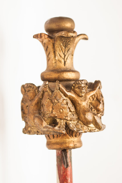 An eighteenth Century Dutch banner stick.