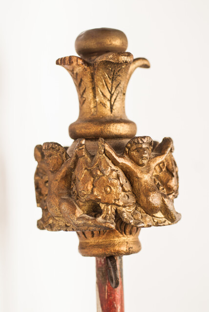 An eighteenth Century Dutch banner stick.