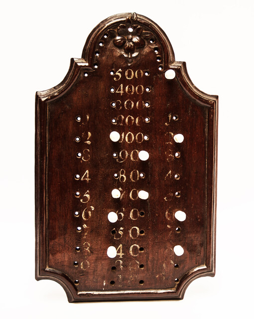 An eighteenth century Dutch Cuban Mahogany calculating board.