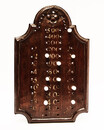An eighteenth century Dutch Cuban Mahogany calculating board.