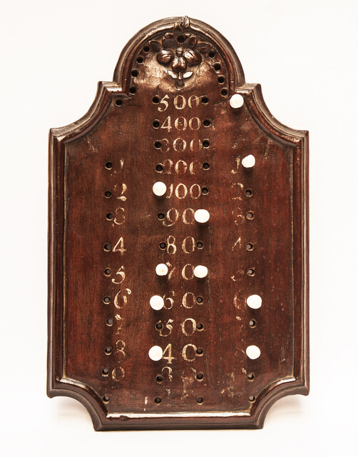 An eighteenth century Dutch Cuban Mahogany calculating board.