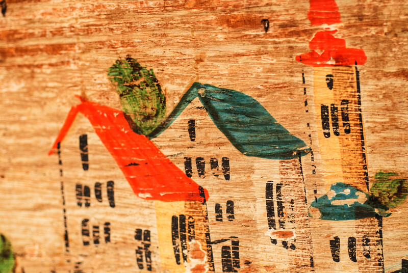 An eightteenth century German painted box.