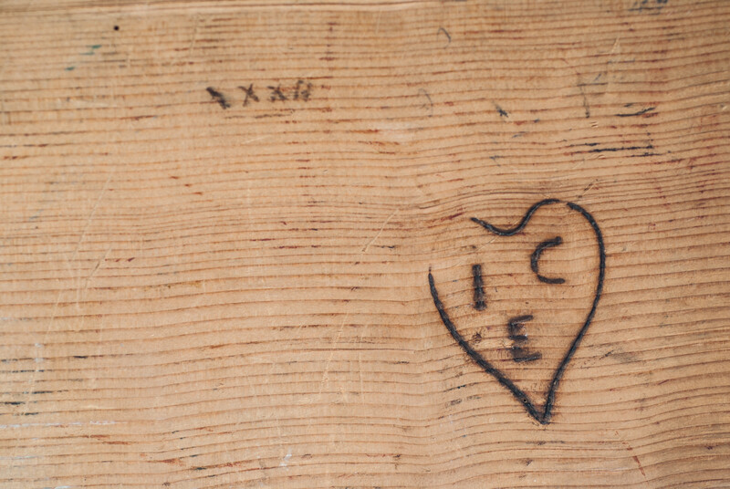 An eightteenth century German painted box.