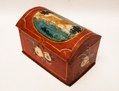 An eightteenth century German painted box with