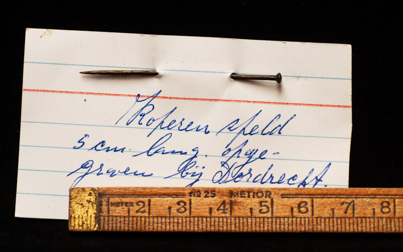 Several early seventeenth century sewing utensils.