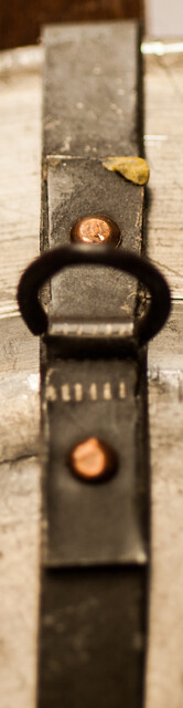 Two eighteenth century pewter plates in mint condition.